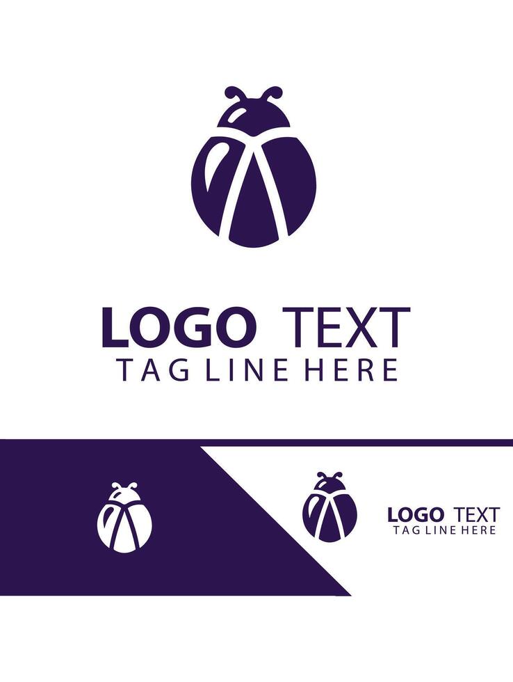 Dot Spark Ladybug logo vector