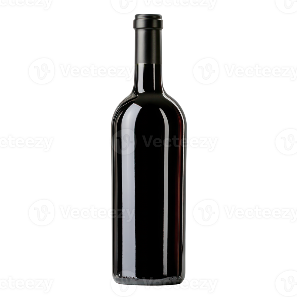 Red Wine Bottle Dark Background Alcohol Drink Beverage Glass Luxury png