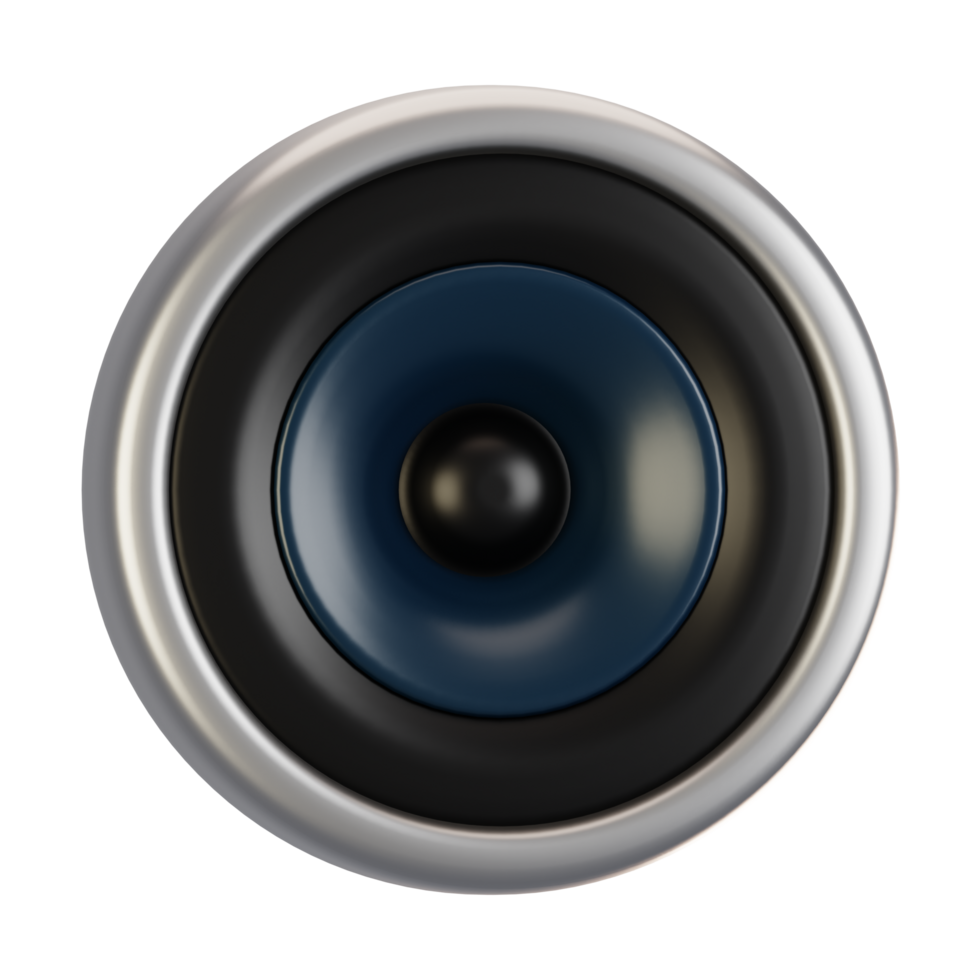 3d rendering general user interface icon concept. 3d render sound icon png