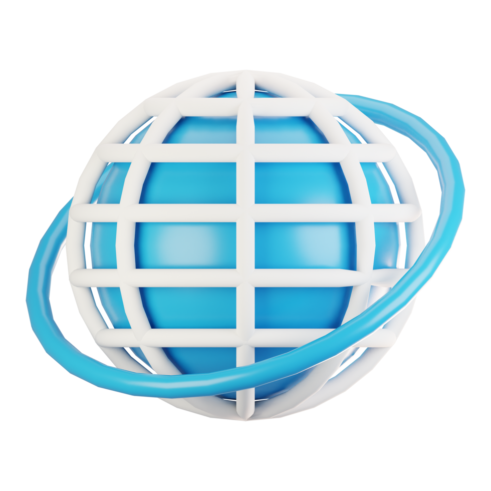 3d rendering general user interface icon concept. 3d render browser icon png