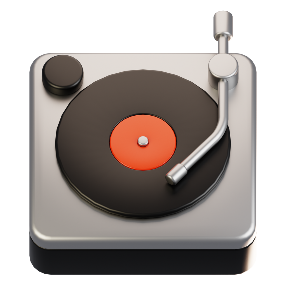3d rendering general user interface icon concept. 3d render music icon png