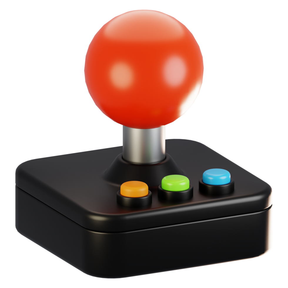 3d rendering general user interface icon concept. 3d render games icon png