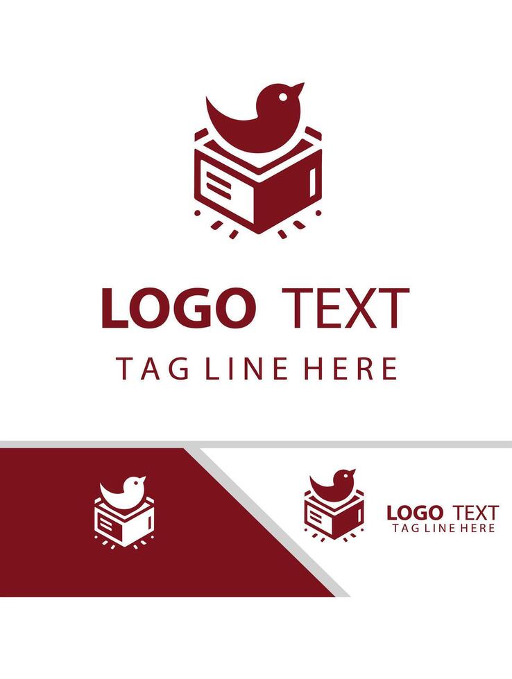 Box Fusion Logo Design vector