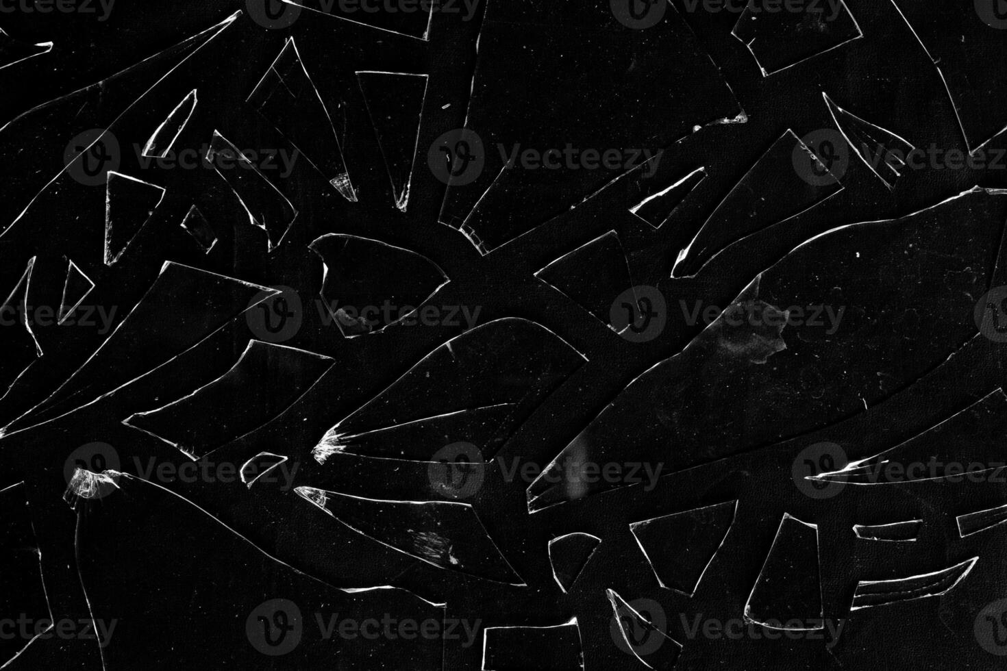 Abstract broken glass texture overlay for background photo