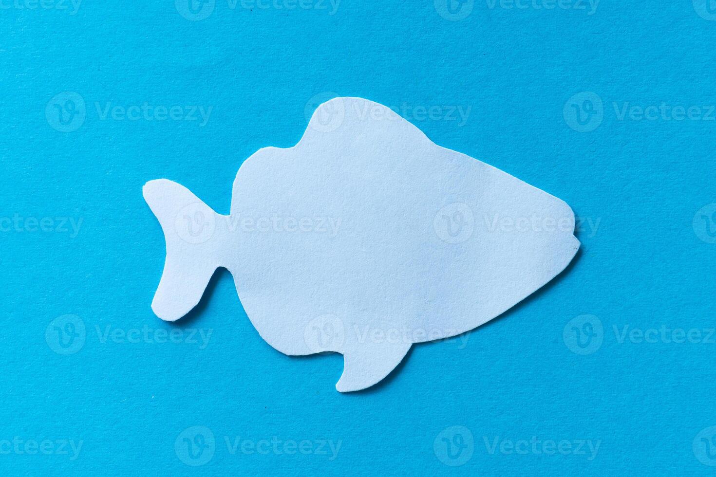 Exotic coral fish in paper cut out craft photo