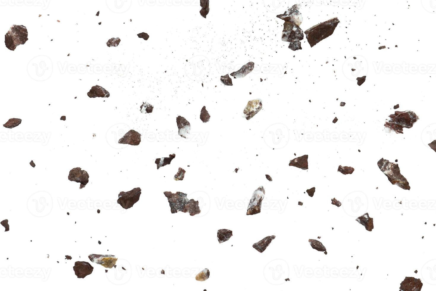 Abstract rock particle with dust texture photo