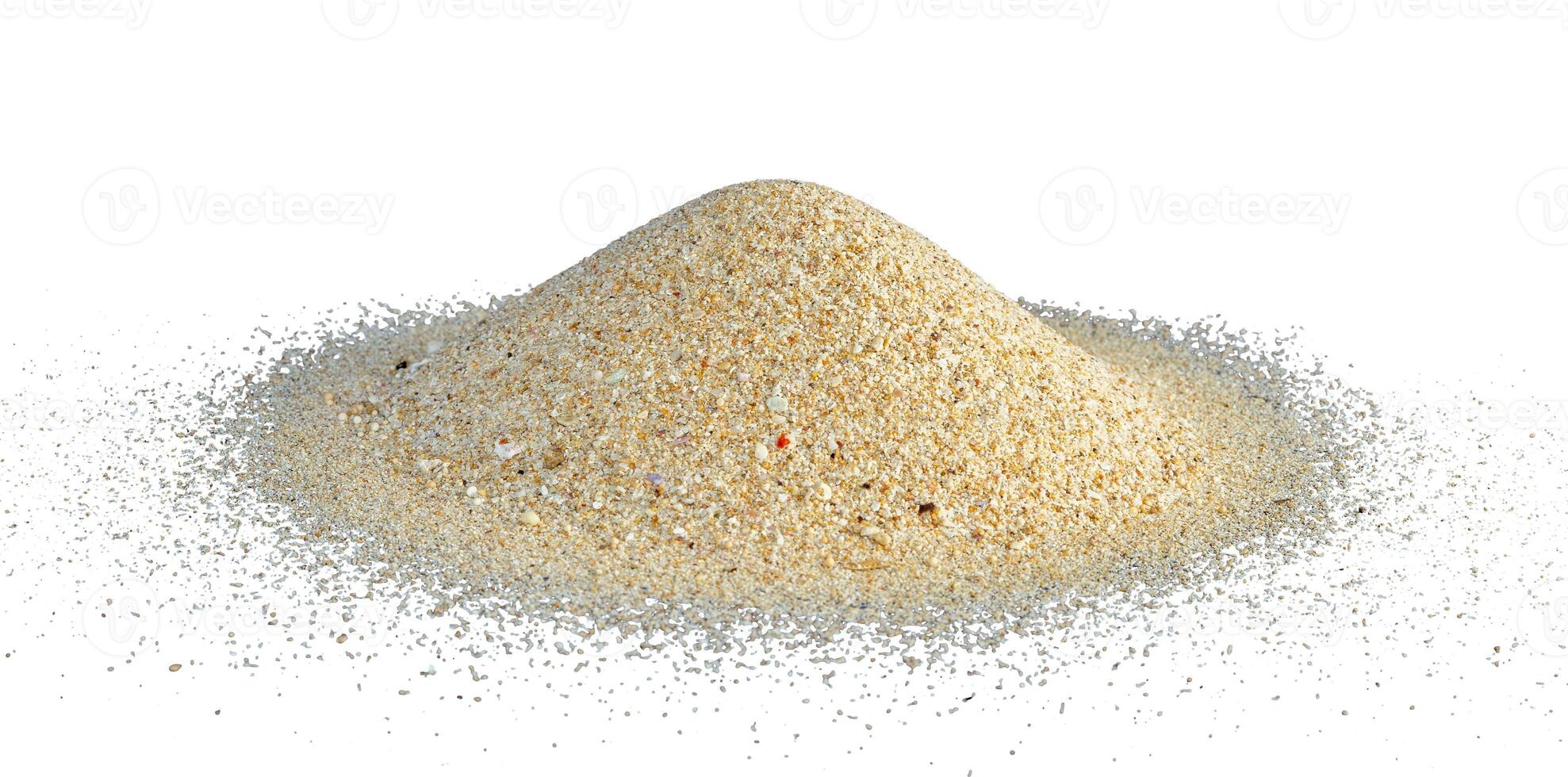 Dune of sand isolated element photo