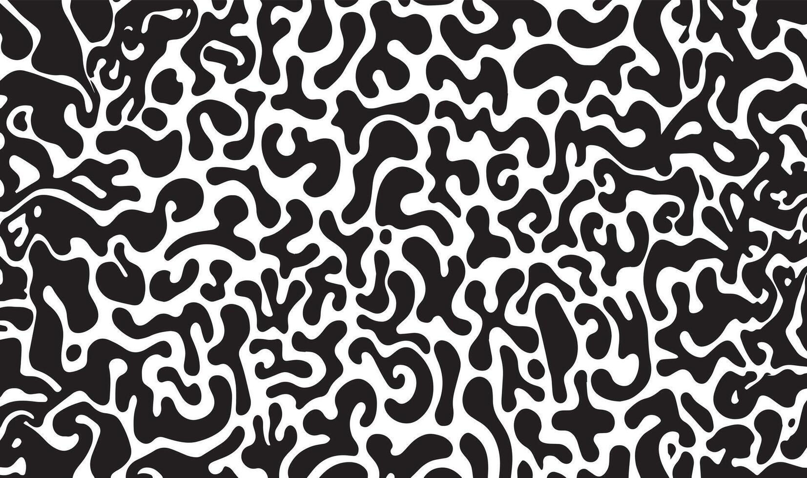 A black and white pattern with lots of wavy lines vector