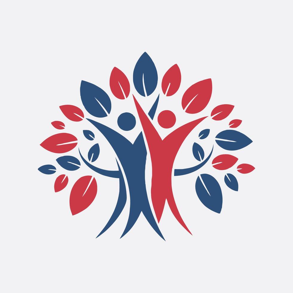 a logo for a community center vector