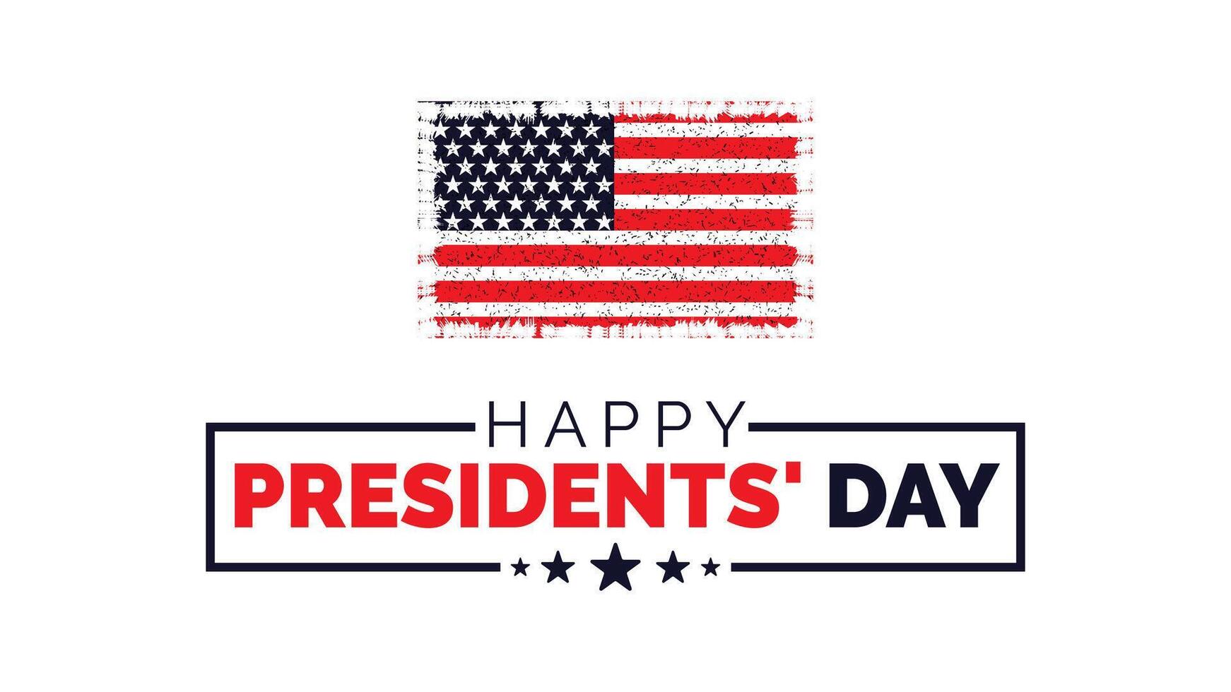 Presidents Day card, Background, poster illustration vector