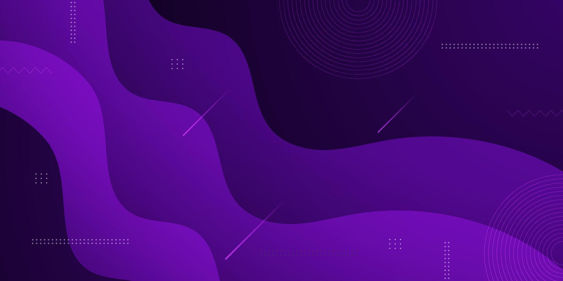 Abstract minimal dark purple 3D background with wave papercut pattern. Simple design for promotion. vector