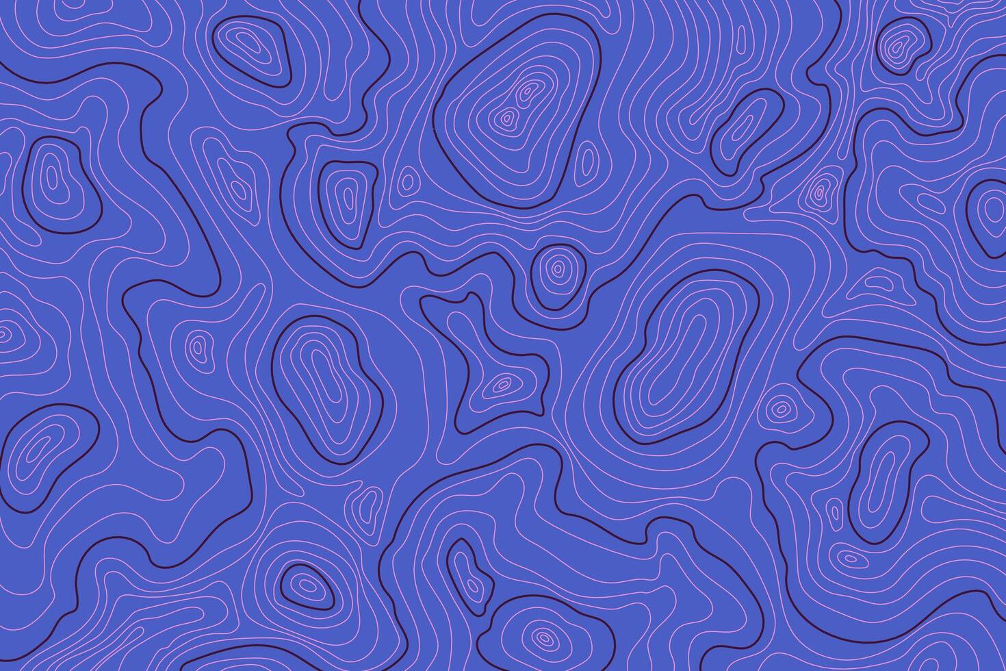 Topographic Map with Abstract Lines. Cartography texture with geographic mountain relief. Wavy abstract contour background with cartography texture vector