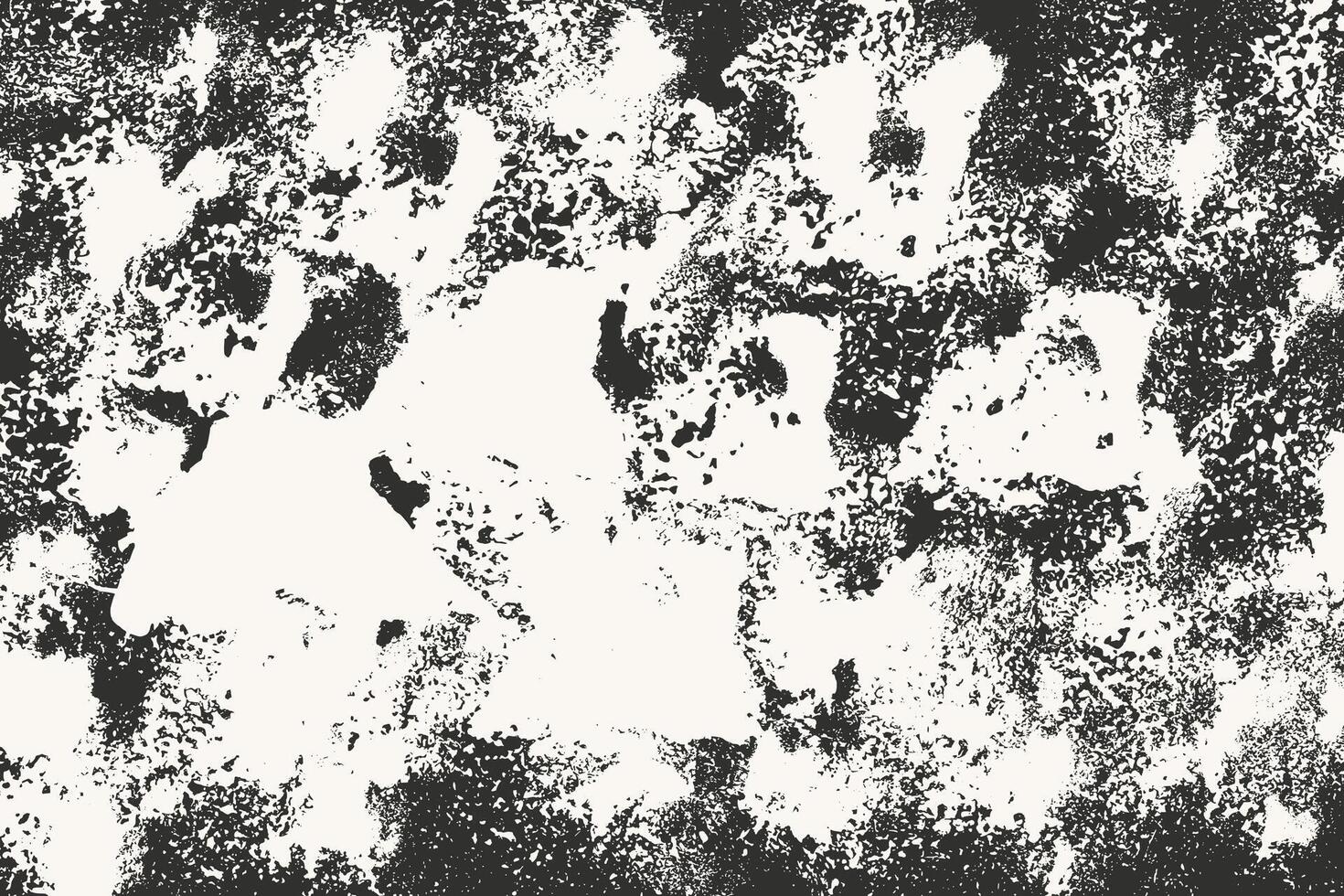 Black and White Grunge Grainy Spotted Texture Background. Hand Draw Retro Stipple Stamp Brush Marks Texture vector