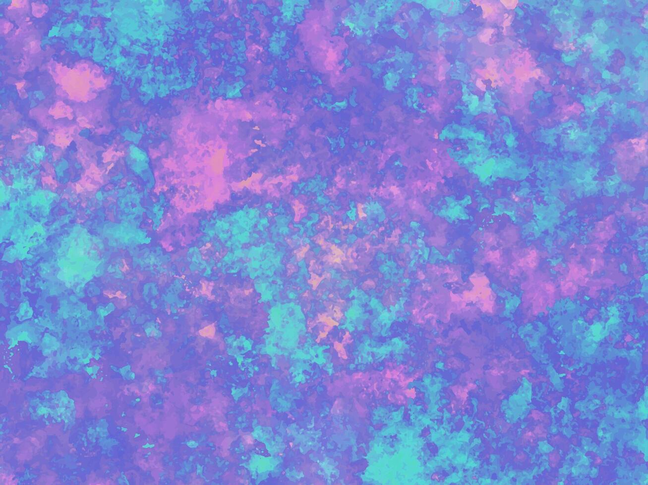 abstract neon blue and purple grunge watercolor background vector