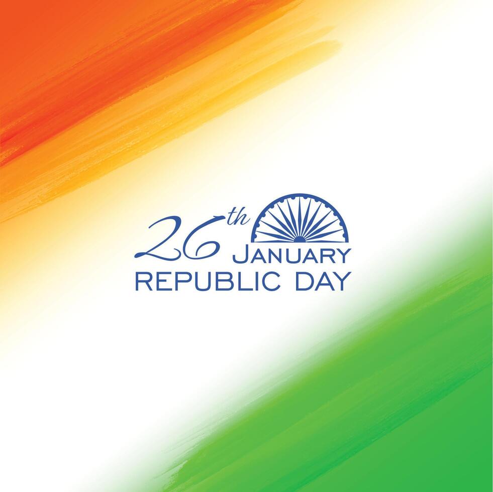 26th January Republic Day vector