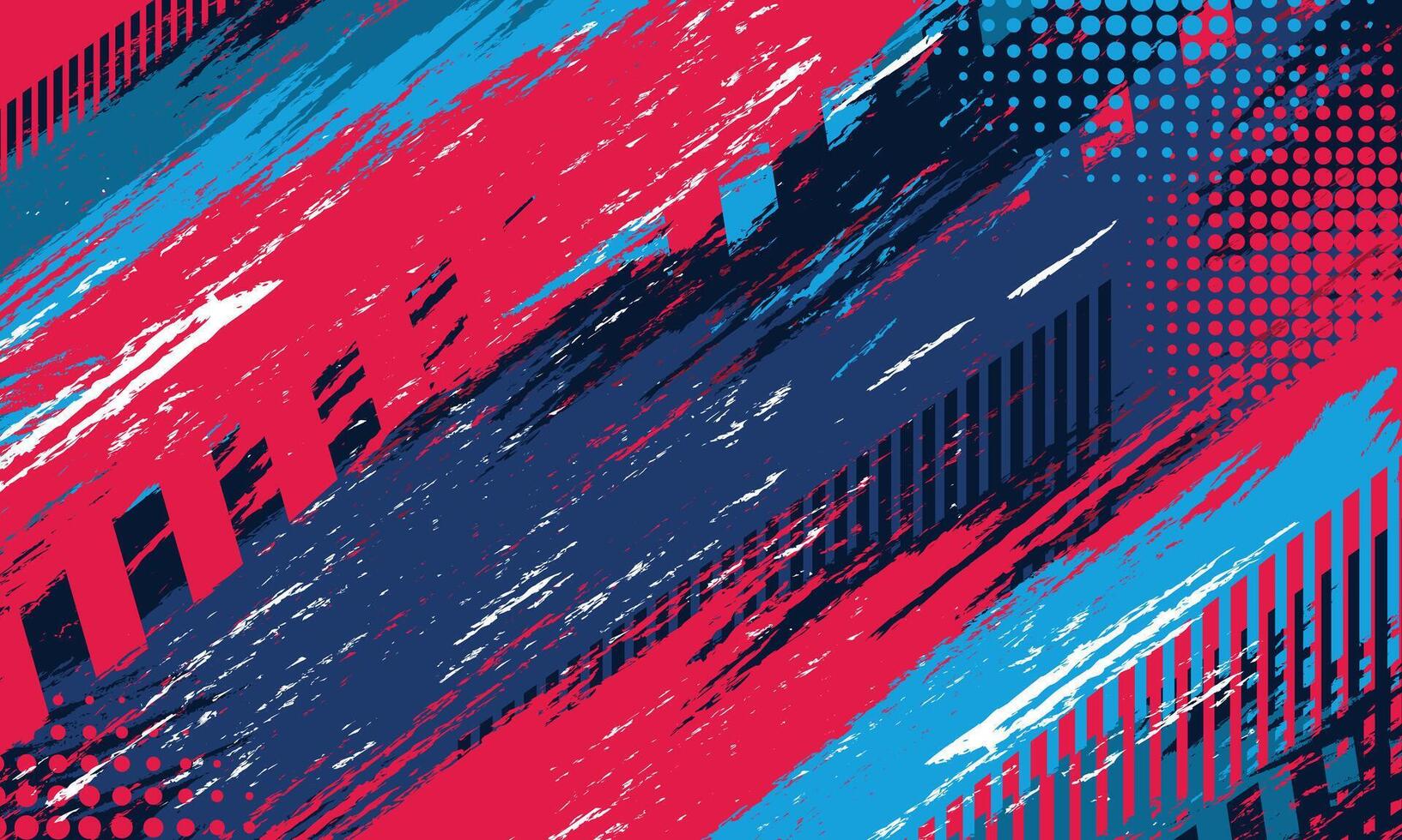 Abstract grunge paint stroke racing background vector