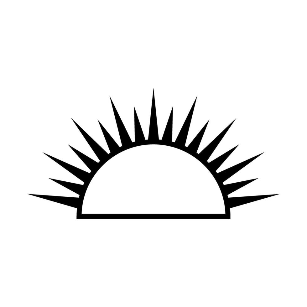 Sun icon design symbol nature sun icon graphic sun sign sun illustration vector