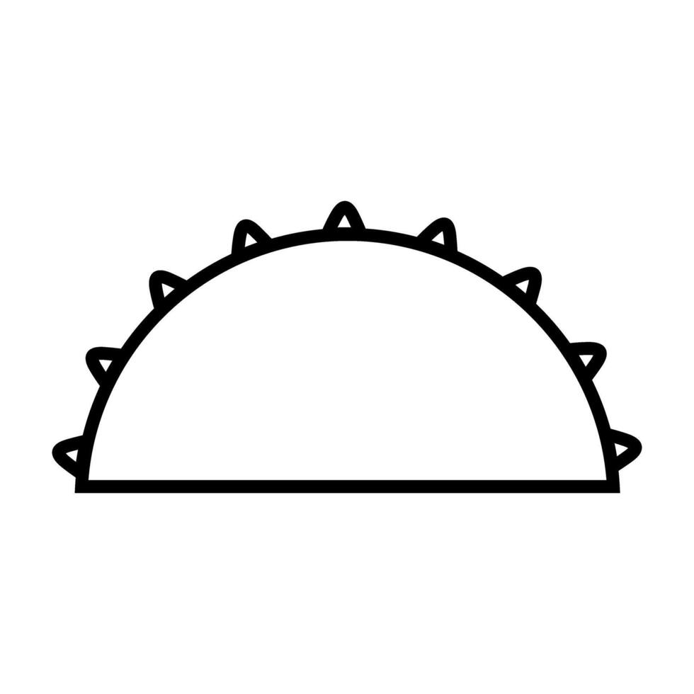delicious taco mexican food icon illustration design graphic flat vector