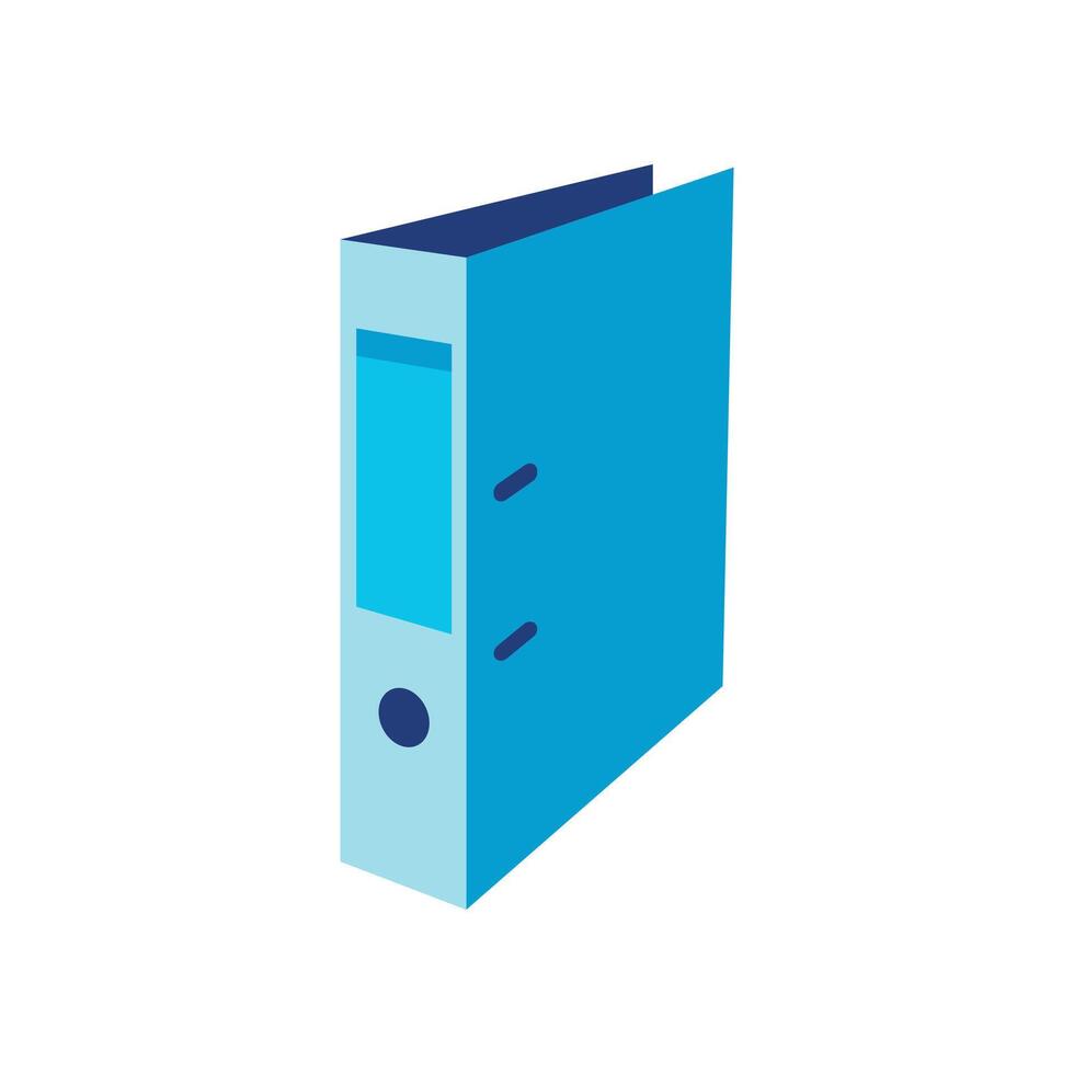 Illustration file document binder unique design vector