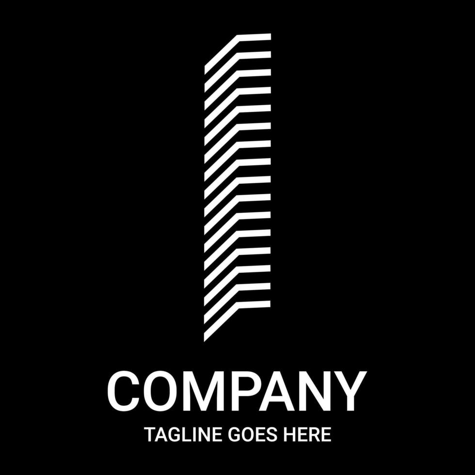 Bored with the same old logo designs. This is the solution, Minimalist number 1 logo. The appearance is also aesthetic, professional, sporty, unique, and of course very cool. vector