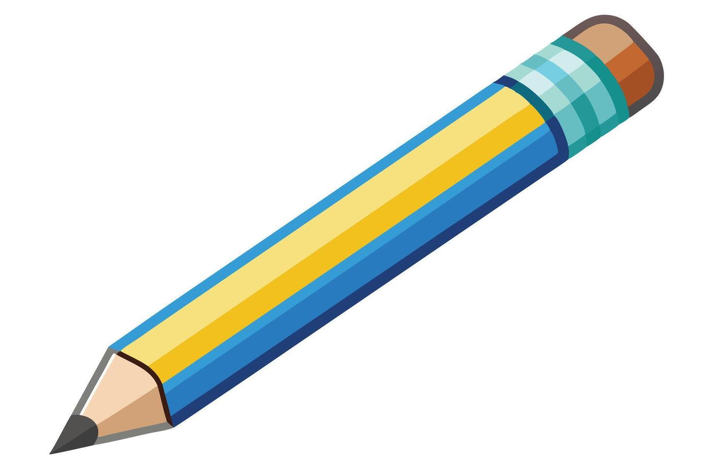 A Colorful Pencil vector