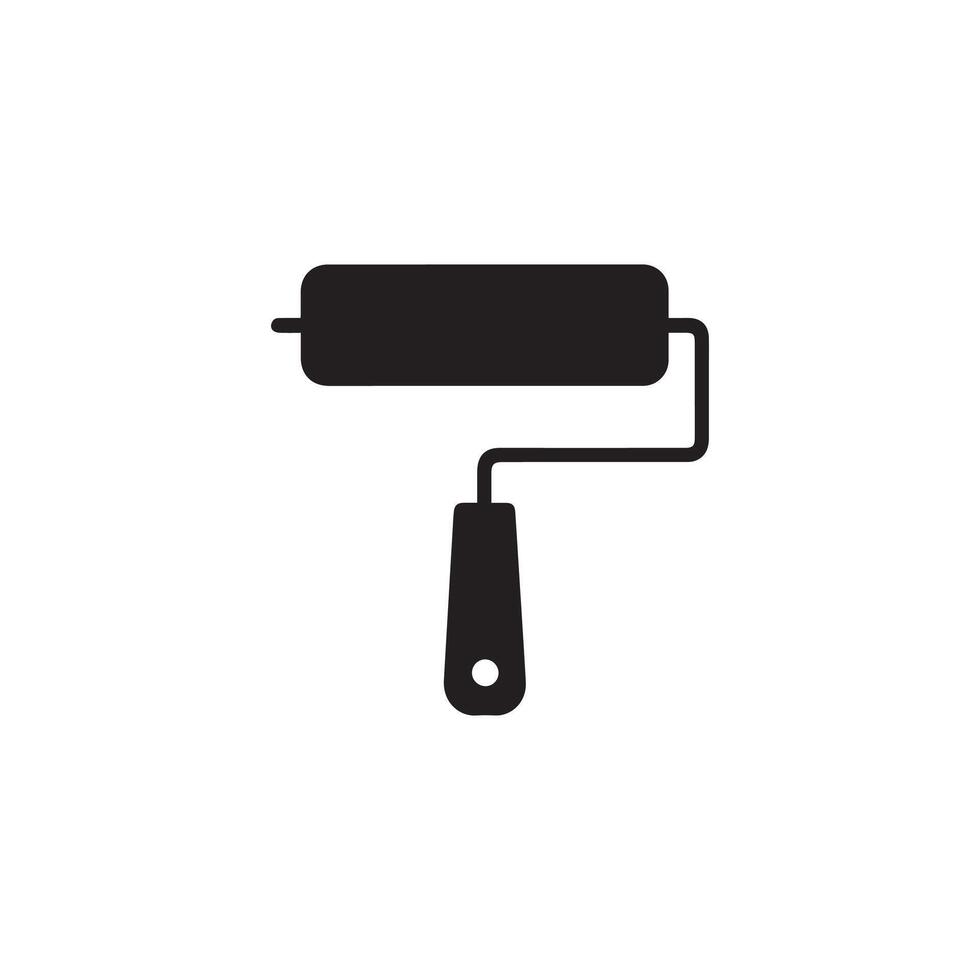 Paint icon for web and mobile app. paint brush sign and symbol vector