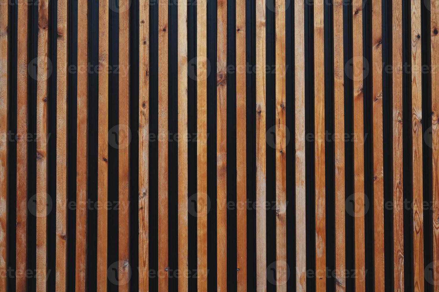 background with texture pattern of wooden slats and boards for interior photo