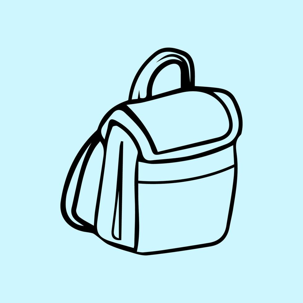simple bag icon symbol design vector