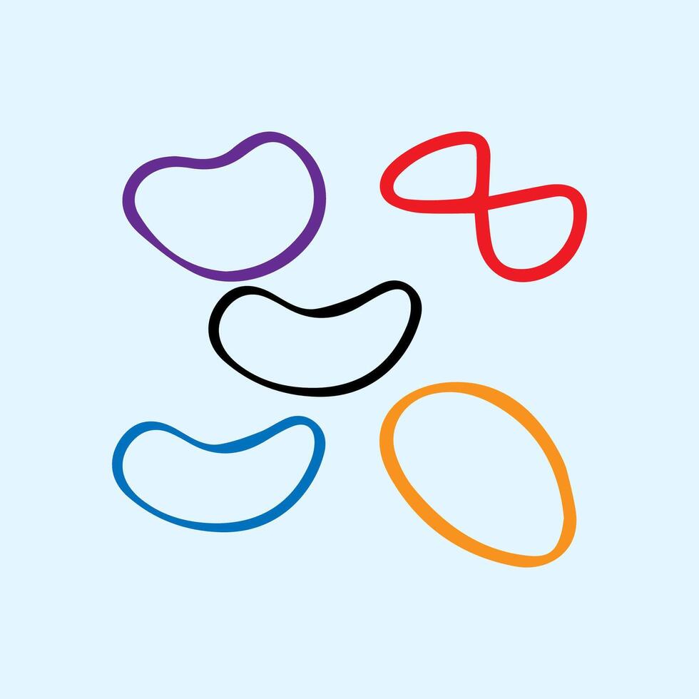 rubber bracelet icon vector