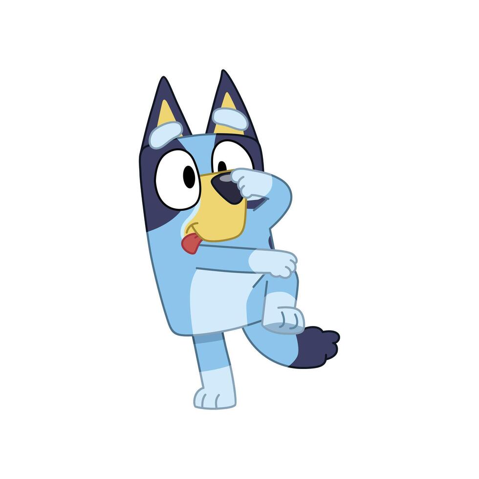 Funny Bluey Dog vector