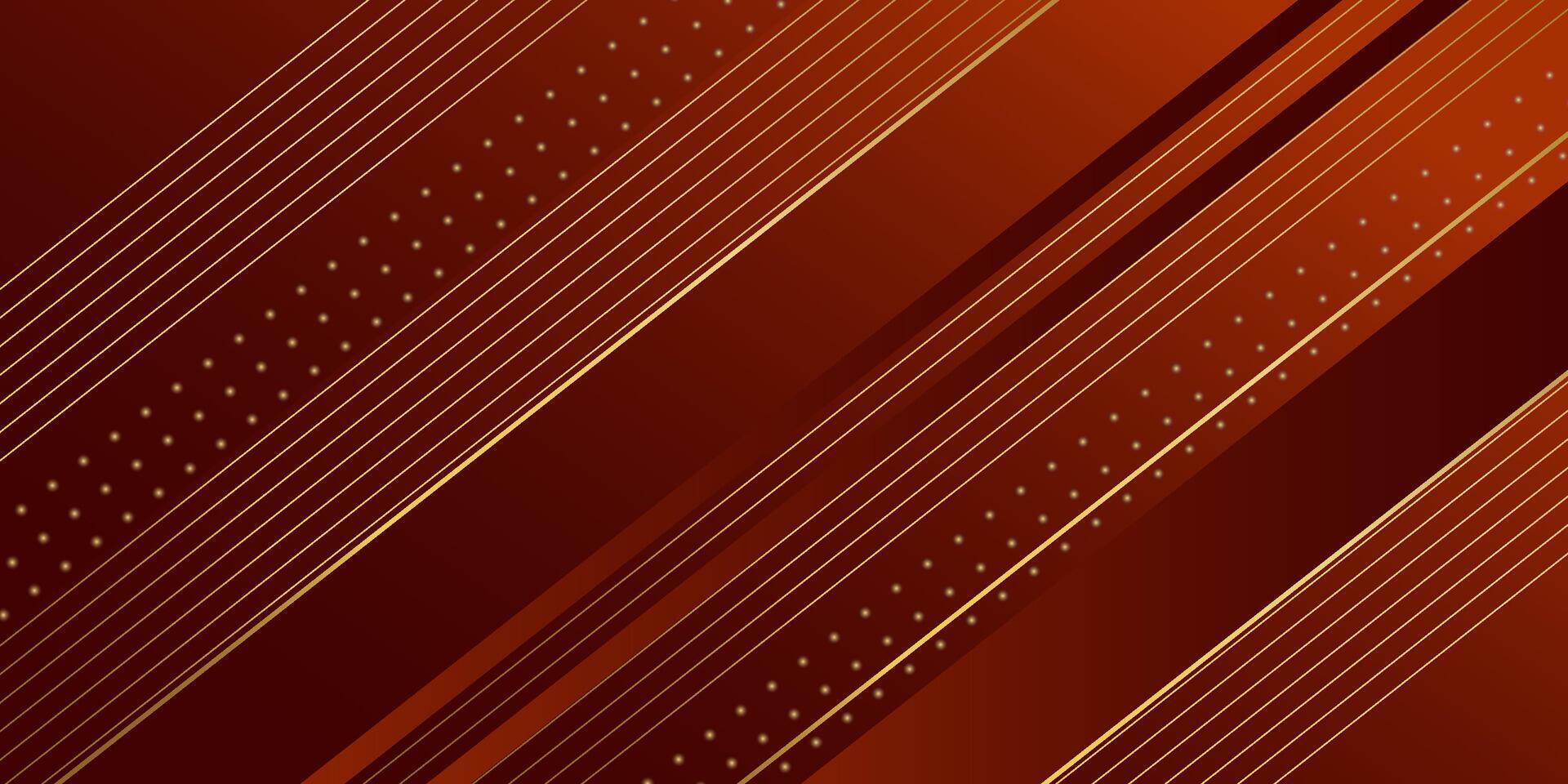 Abstract dynamic dark brown gradient illustration background with simple shadow pattern in rectangular shape with 3d look. Futuristic and luxury design. Eps10 vector