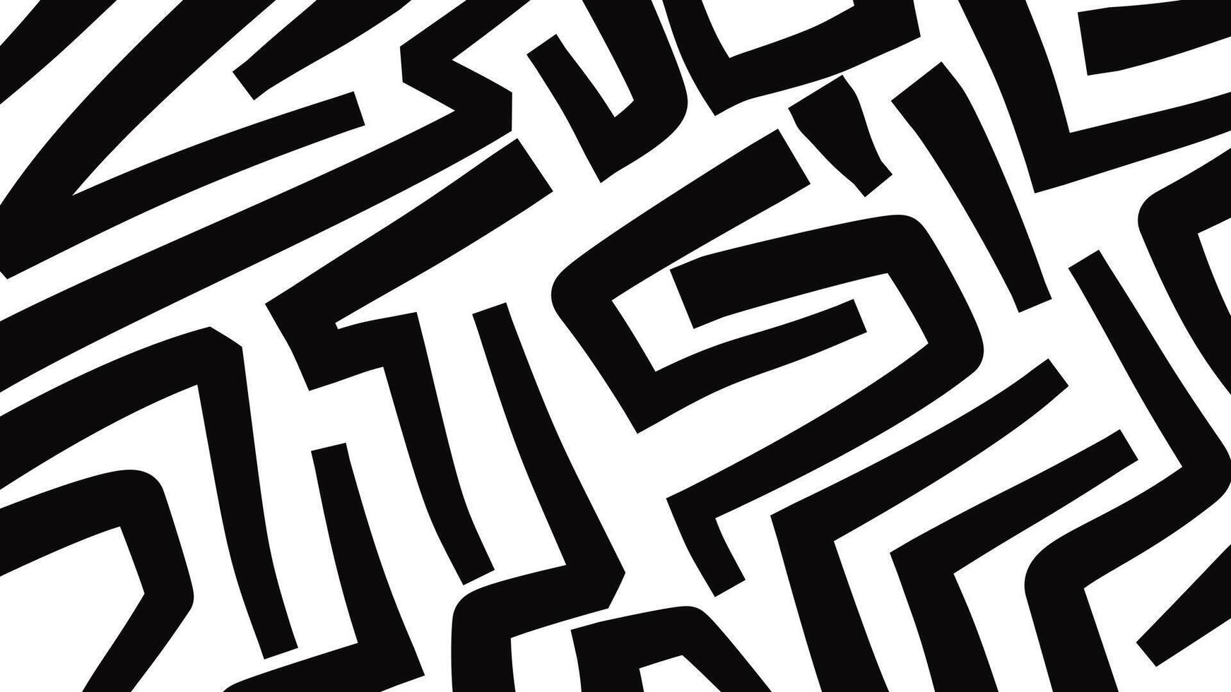 A black and white abstract pattern with the words music written in it vector