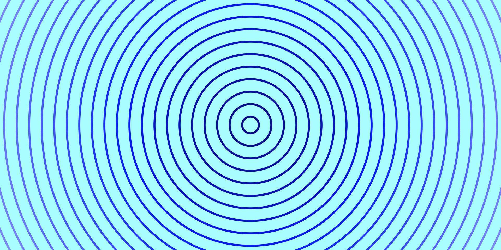 A circular blue wave pattern with a white line in the middle vector