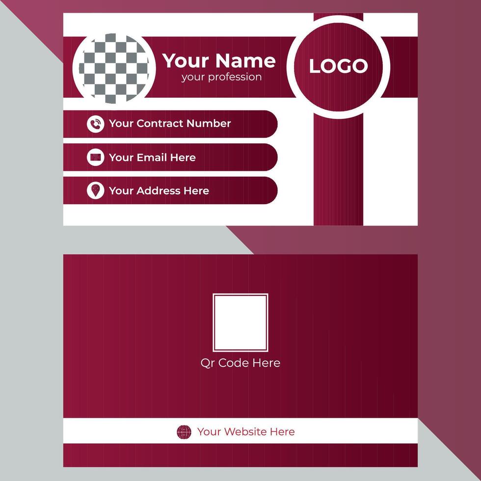 Modern And Creative Business Card Design vector