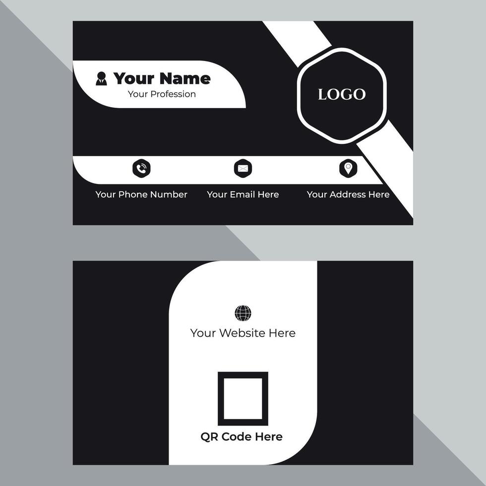 Creative and Corporate Business Card Design Template vector