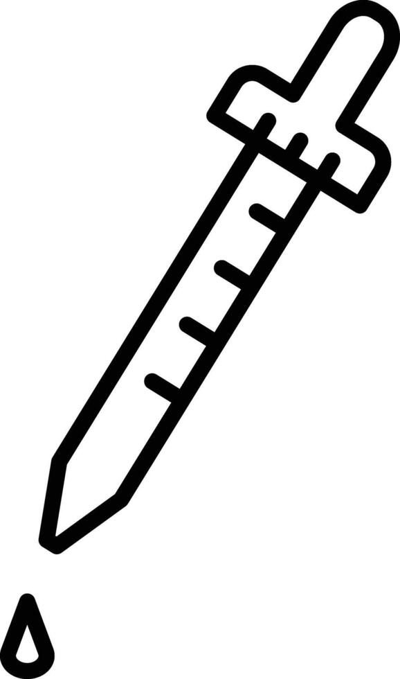 Dropper Illustration Icon vector