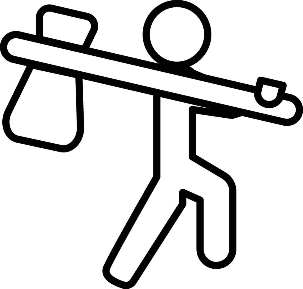 Escape Illustration Icon vector