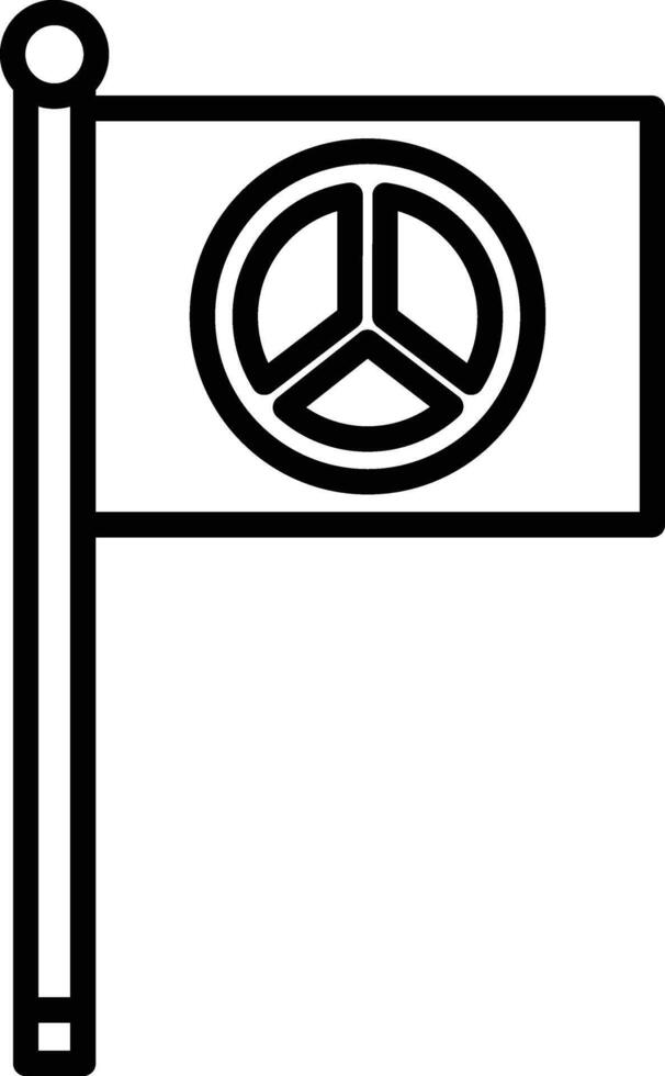 Flag Illustration Icon vector
