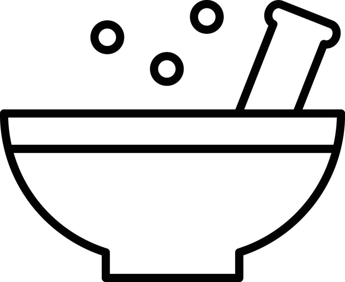Mortar Illustration Icon vector