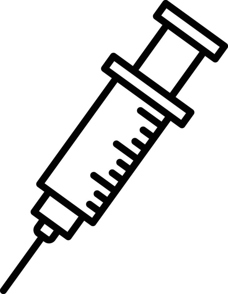 Syringe Illustration Icon vector