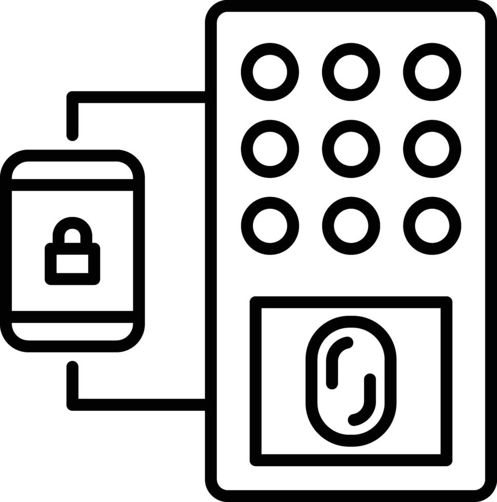 Access Control Illustration Icon vector