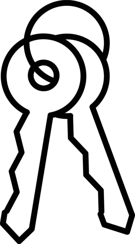 Keys Illustration Icon vector