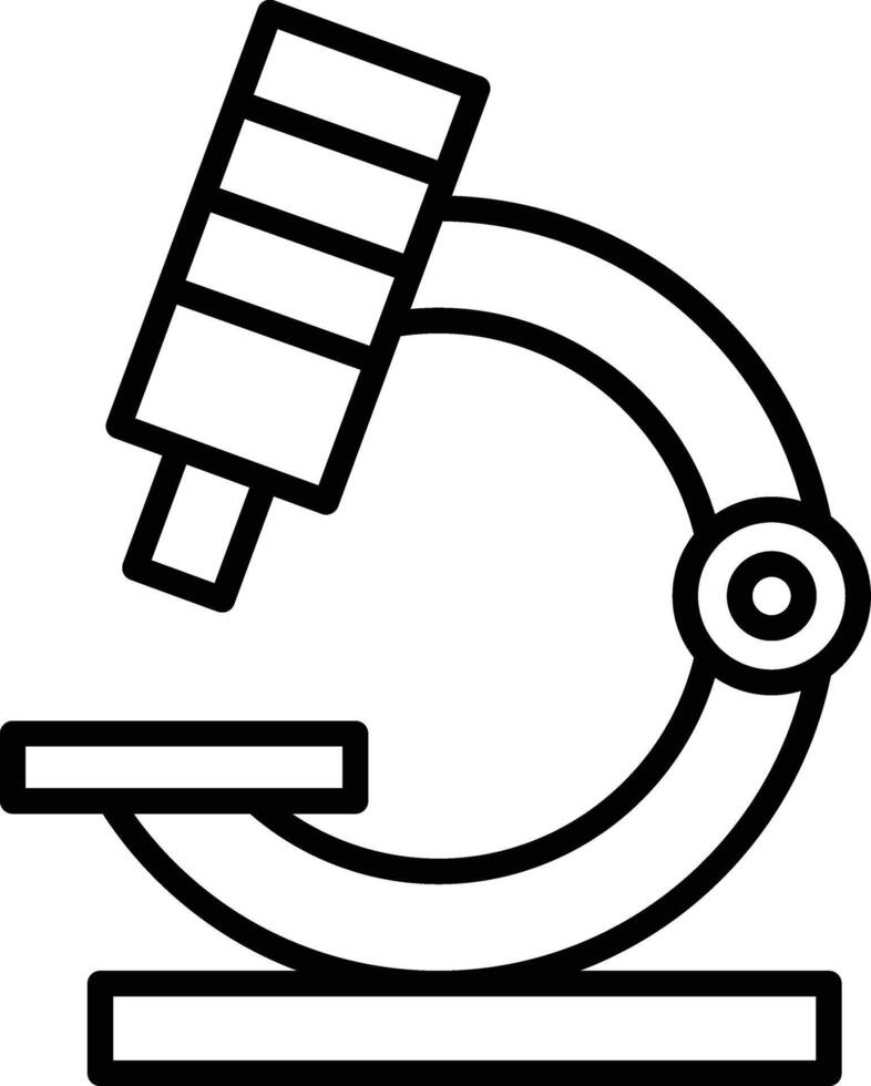 Miscroscope Illustration Icon vector