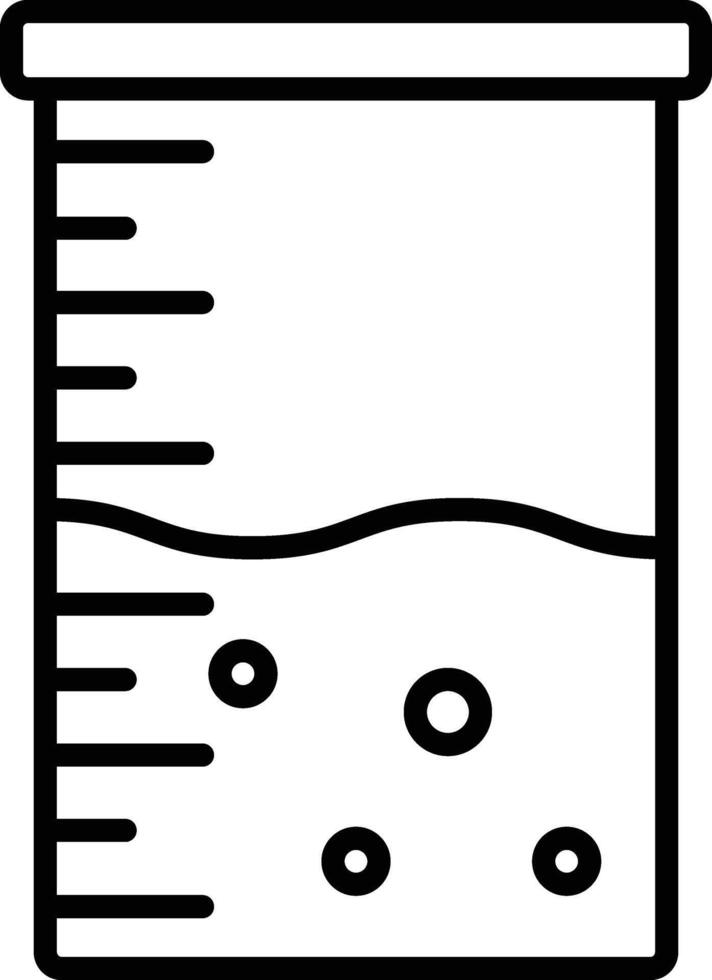 Beaker Illustration Icon vector