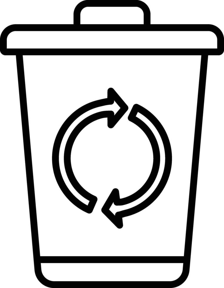 Recyclable Illustration Icon vector