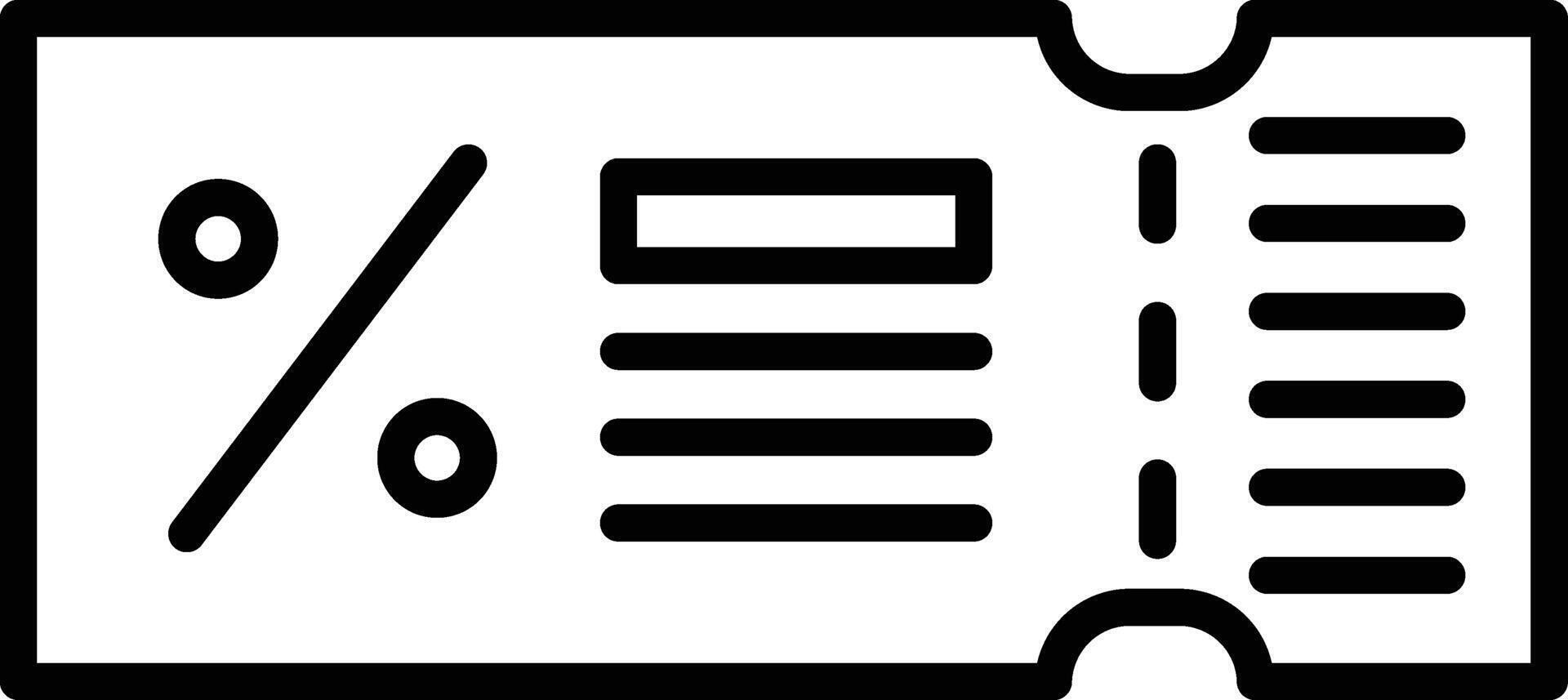 Discount Voucher Illustration Icon vector