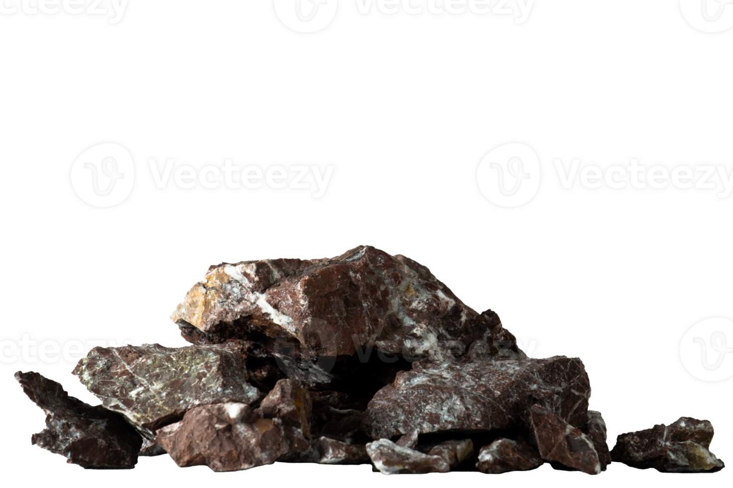 Stack of rock isolated element png