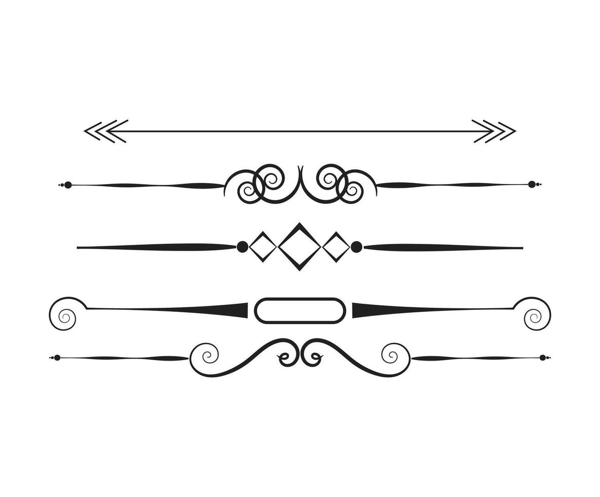 Arrow element set. Collection of graphic elements EPS 10 vector
