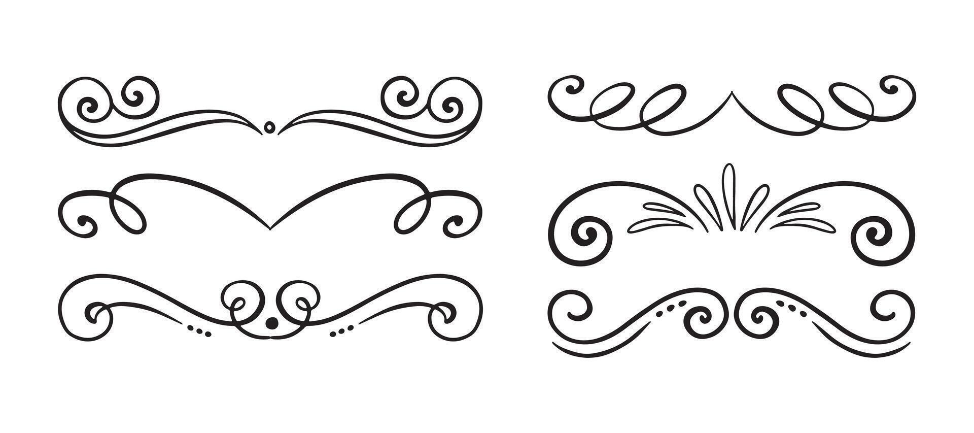 Illustration EPS 10. Ornament icon set vector