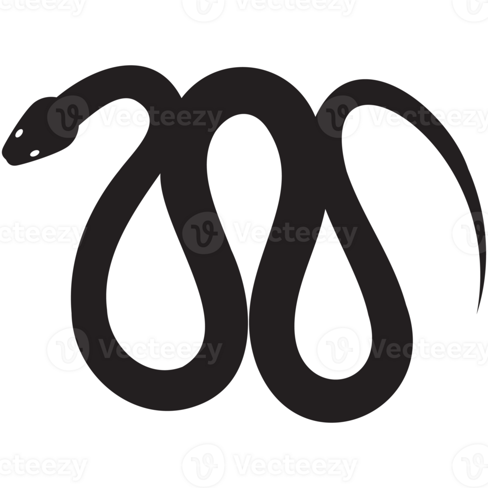Snake silhouette set. Snake icon. png